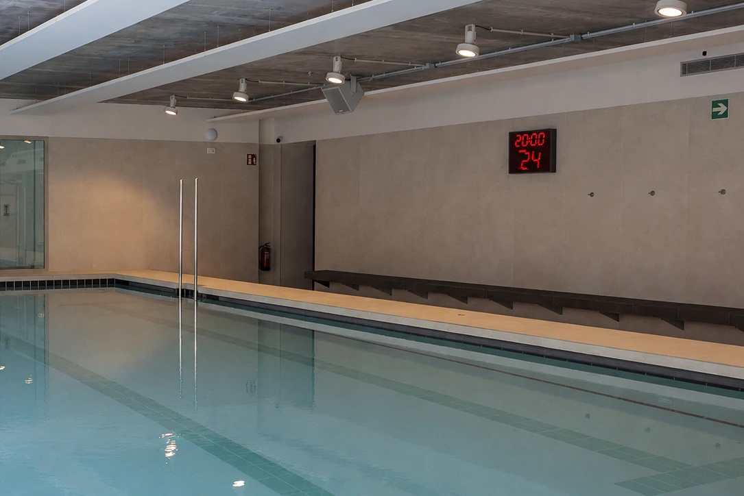Cronômetro para Basquete e Polo Aquático
