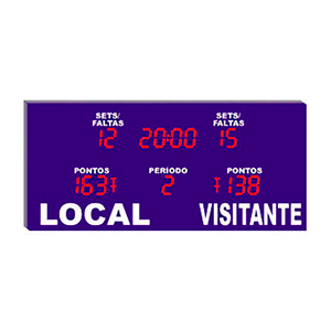 Placar Eletrônico Poliesportivo - HS2010