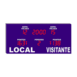 Placar Eletrônico Poliesportivo - HS3012-J